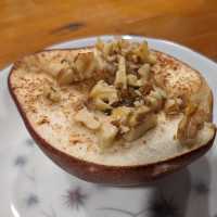 Baked Pear with Walnuts